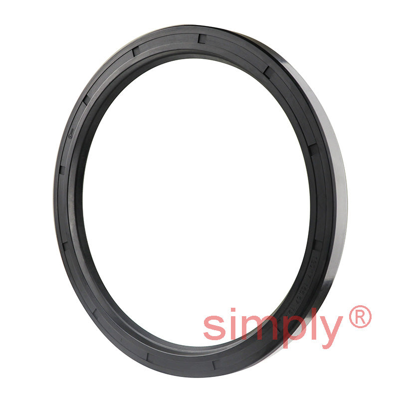 5.12x6.12x0.5 inch Nitrile Rubber Single Lip Rotary Shaft Oil Seal with Garter Spring R21 / SC