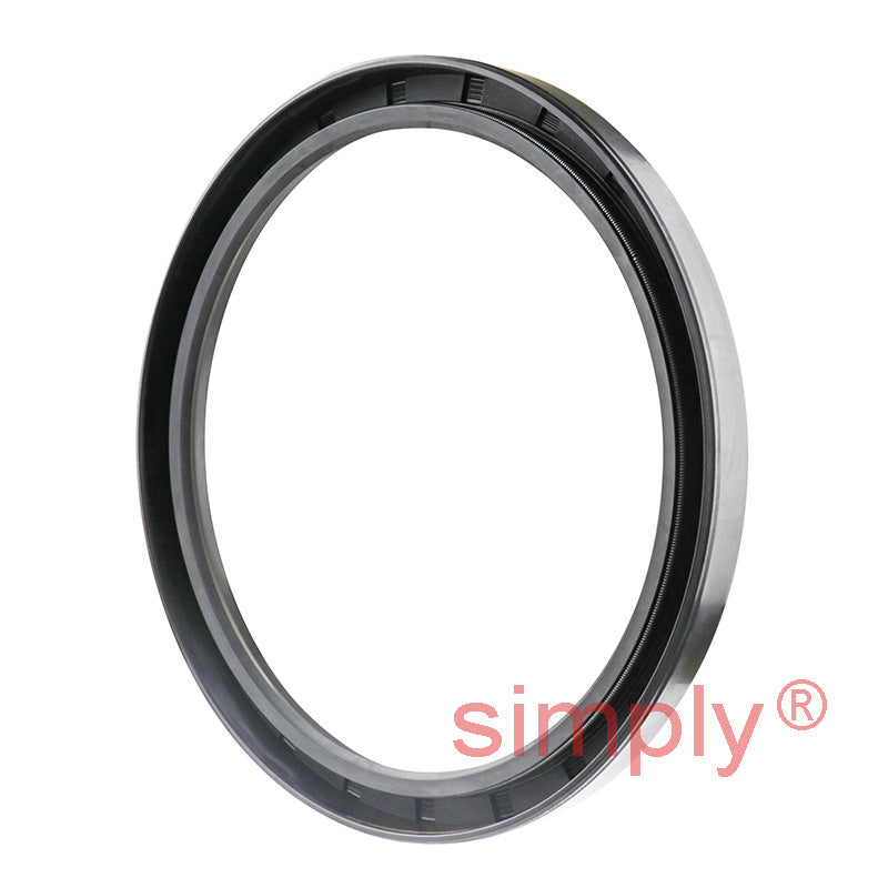 5.12x6.12x0.5 inch Nitrile Rubber Single Lip Rotary Shaft Oil Seal with Garter Spring R21 / SC