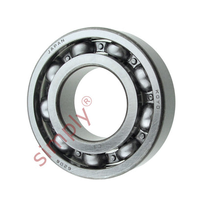 KOYO 6206C3 Open Deep Groove Ball Bearing 30x62x16mm