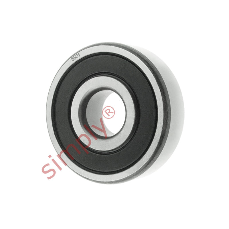 63012RS Budget Rubber Sealed Deep Groove Ball Bearing 12x37x12mm