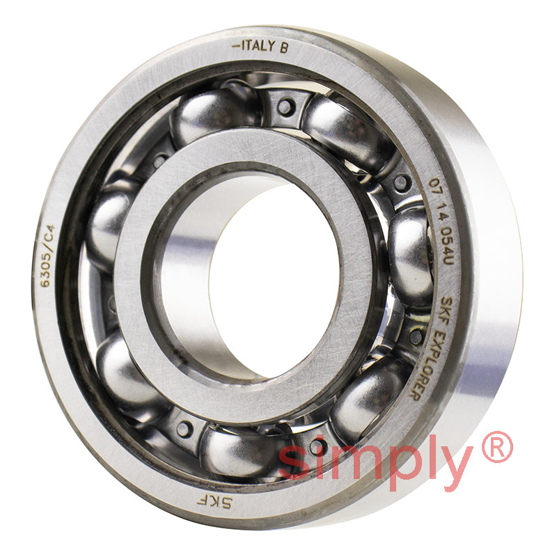 Major Branded 6305C4 Open Deep Groove Ball Bearing 25x62x17mm