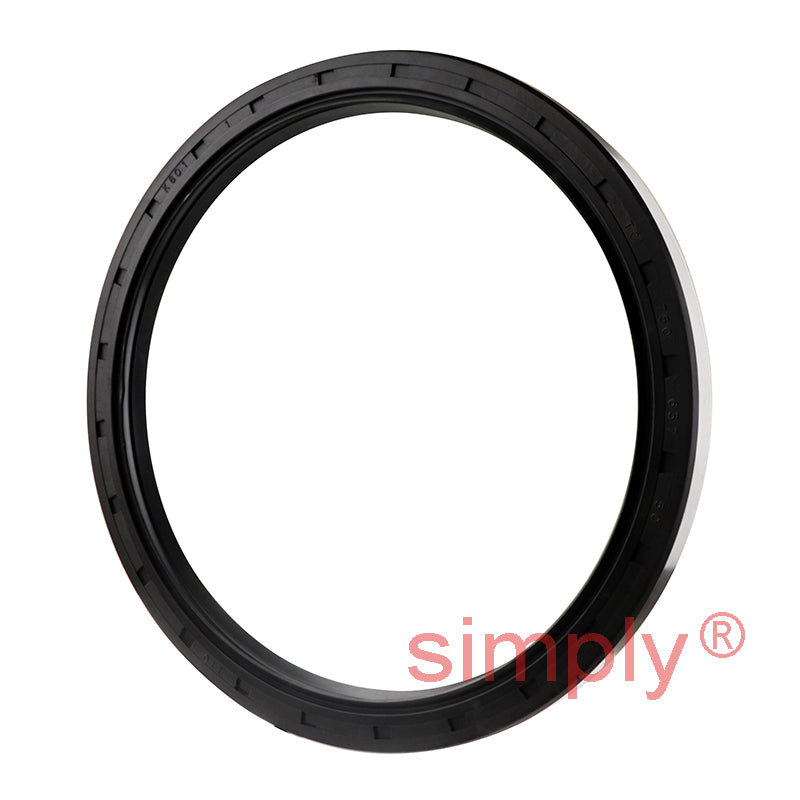 6.37x7.5x0.5 inch Nitrile Rubber Double Lip Rotary Shaft Oil Seal with Garter Spring R23 / TC Style