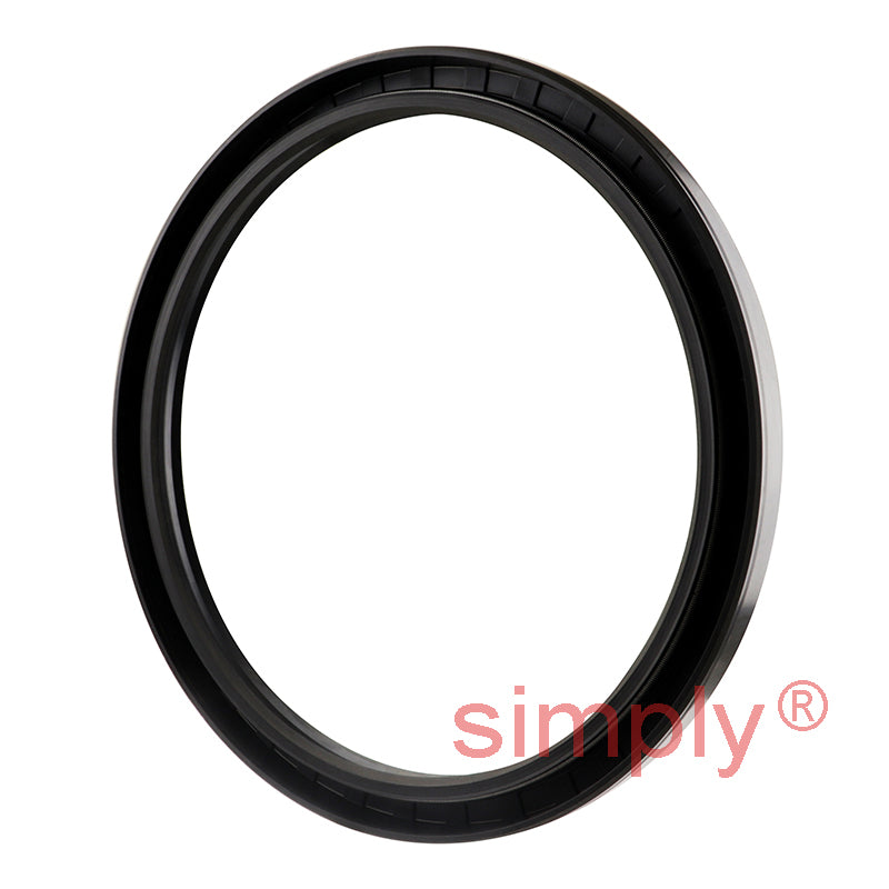 6.37x7.5x0.5 inch Nitrile Rubber Double Lip Rotary Shaft Oil Seal with Garter Spring R23 / TC Style