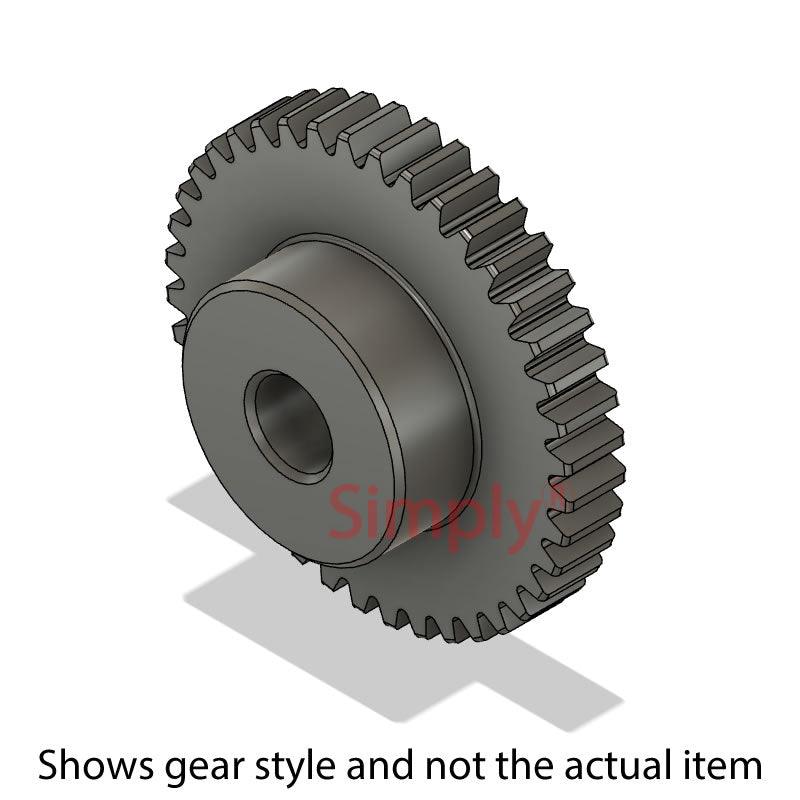 SS6DP/18B-1 Imperial EN8 Steel Spur Gear 18 Tooth 6 DP Bored 1 inch (H8)