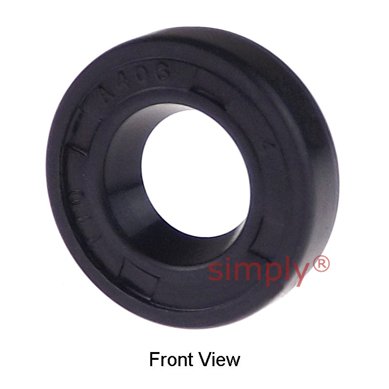 7x14x4mm Nitrile Rubber Single Lip Rotary Shaft Oil Seal VC / R26