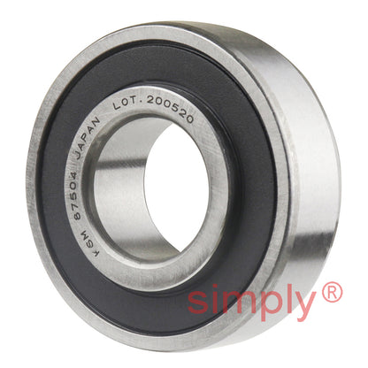 FAG 87504 Deep Groove Ball Bearing with Extended Inner Ring Felt Front Seal and Steel Back Seal 20x47x15.88mm