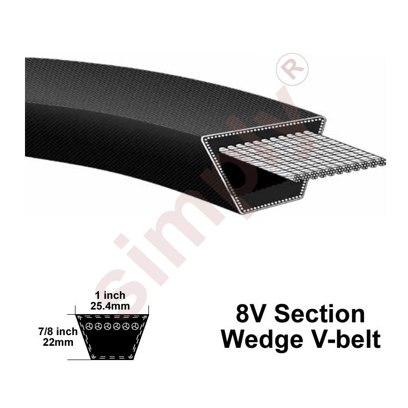 8V1800 Pix Narrow Profile V-Belt
