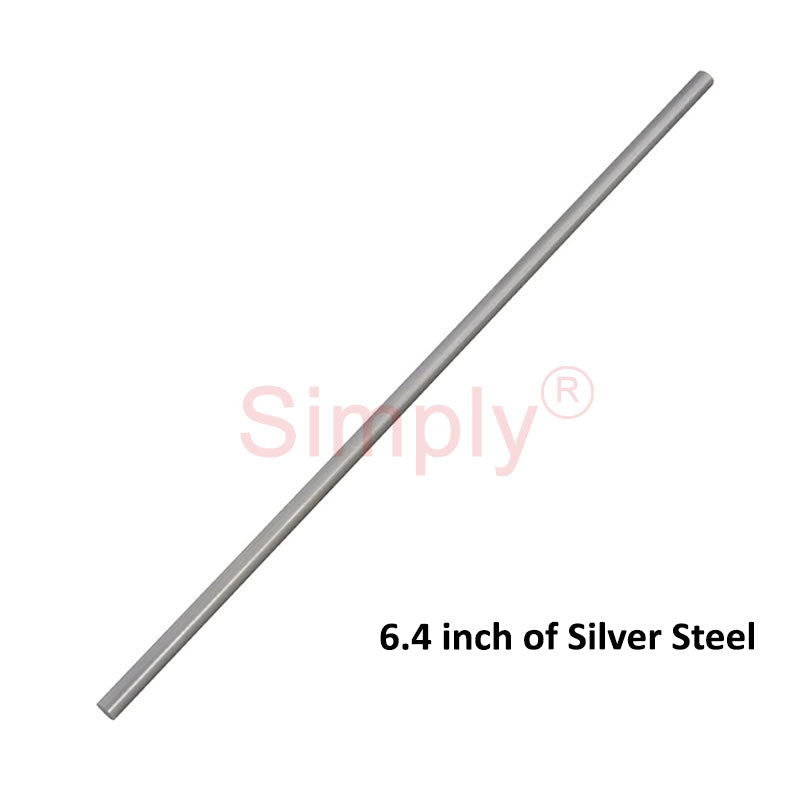 3/32 inch Diameter Silver Steel Round Bar