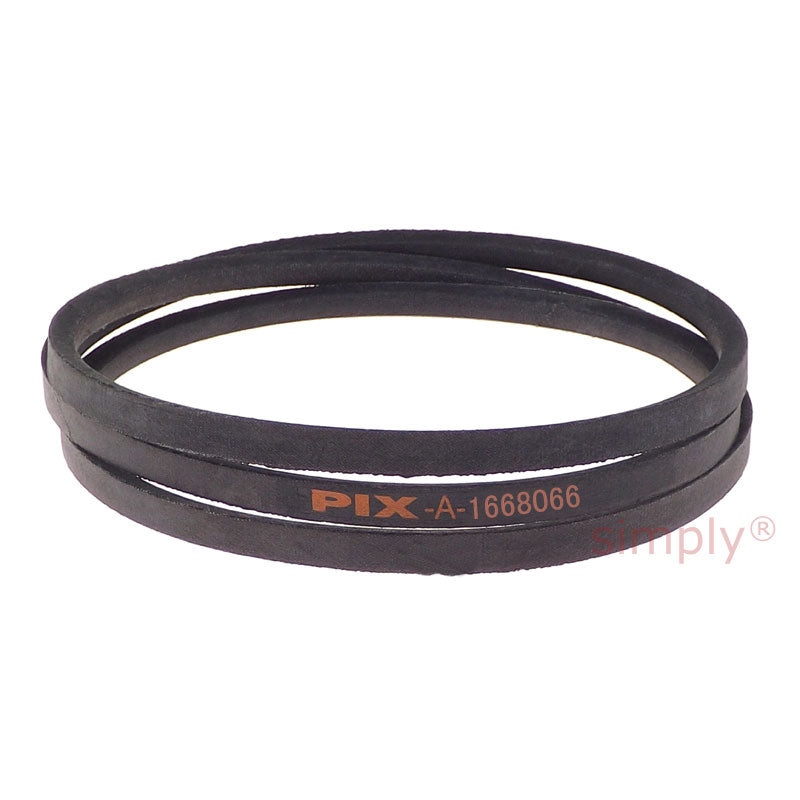 A-1668066 Lawn and Garden Machinery V-Belt Fits Simplicity