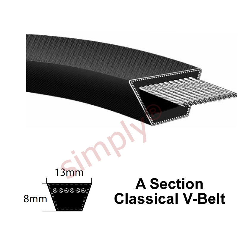 A31 Pix Classical A-Section Muscle V-Belt