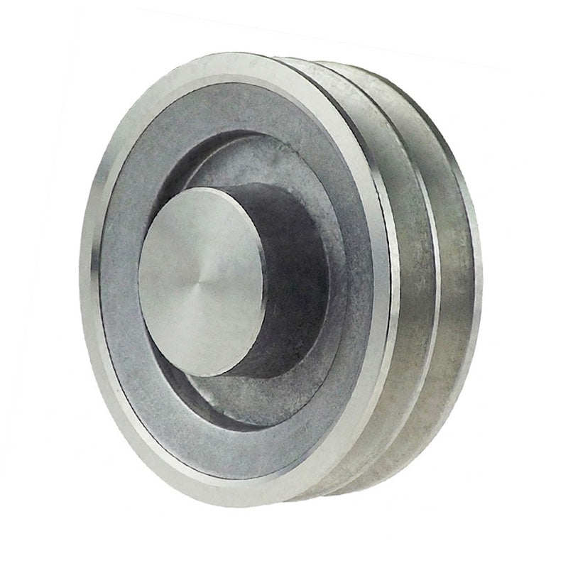 SPA Section Un-Bored Aluminium Pulley with 2 Grooves 50mm Pitch Diameter