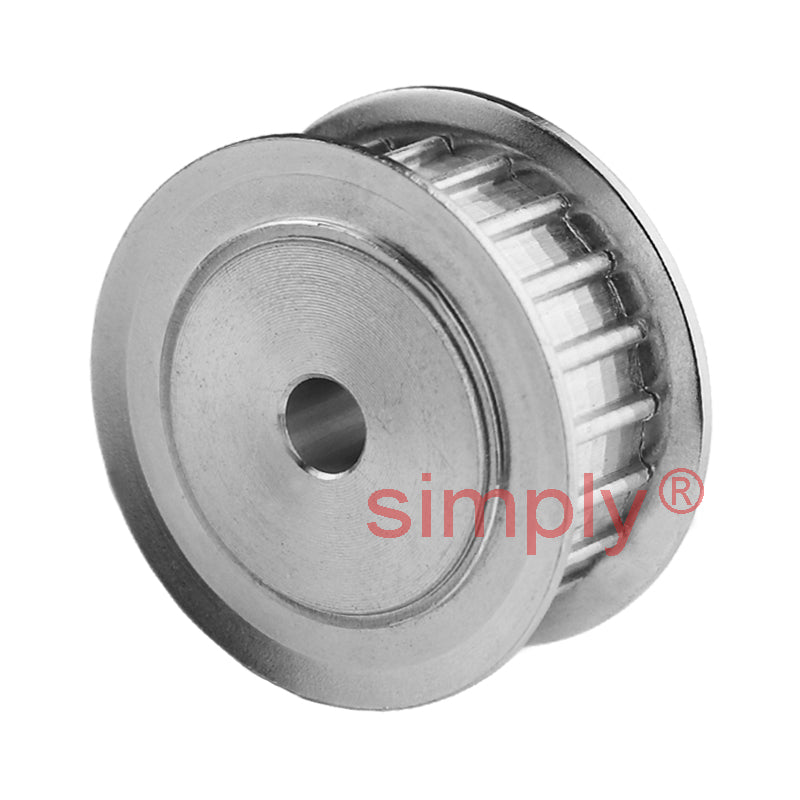 Aluminium Pilot Bore T10 Timing Pulley with Flanges 10mm Pitch 36 Tooth for 50mm Wide Belts