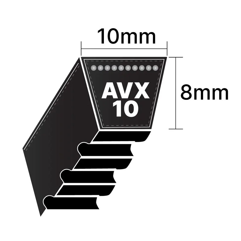 AVX10x1005 Pix AVX-Section Cogged V-Belt