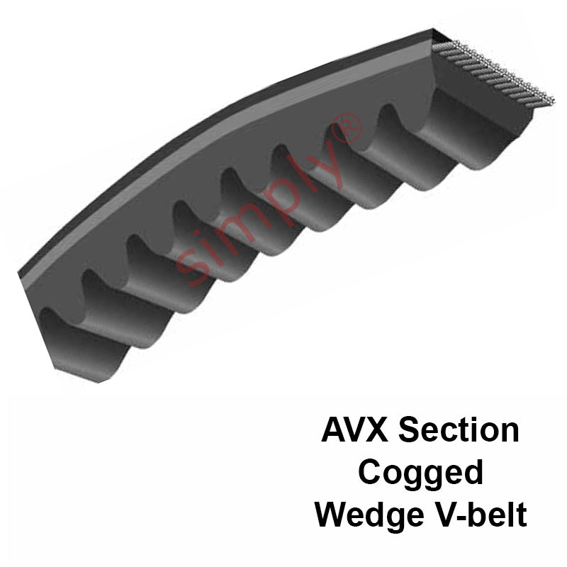 AVX11.9x1042 Pix AVX-Section Cogged V-Belt