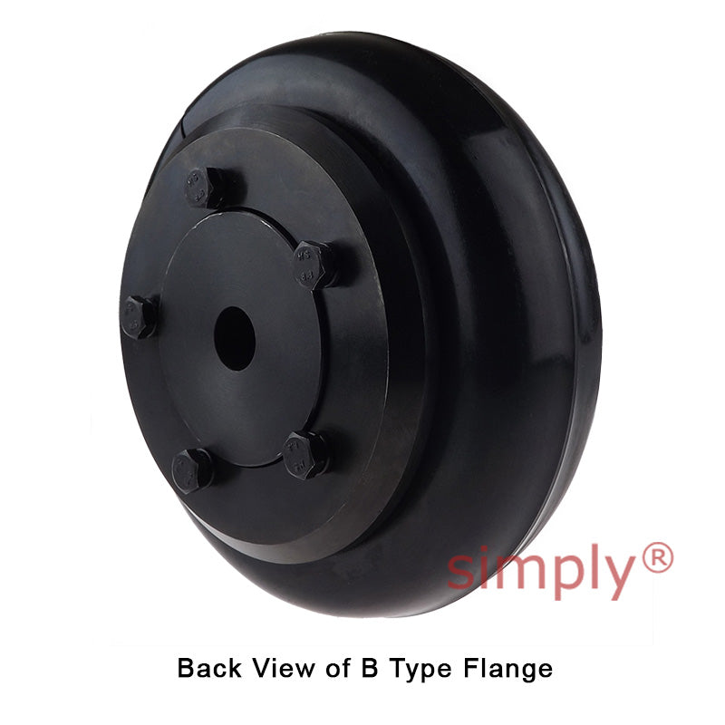 Major Branded F60B/F60B Pilot Bored Tyre Drive Coupling Assembly with Fire Resistant Antistatic (F.R.A.S) Tyre