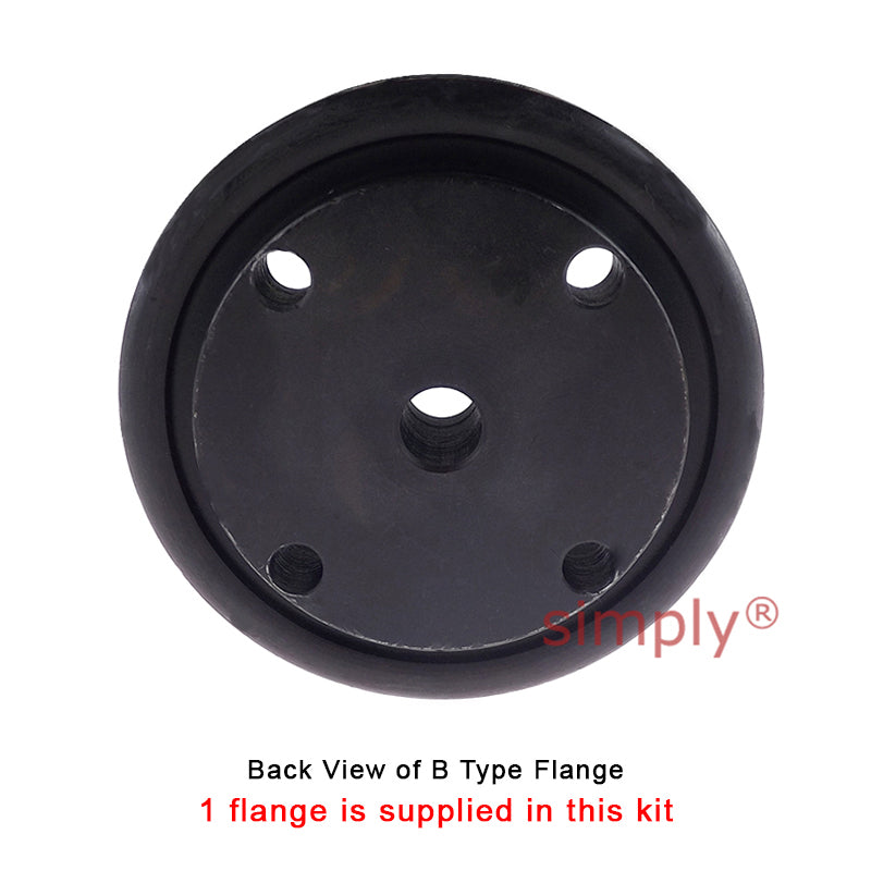 Major Branded F40F/F40B Inner Facing Taper Bore/Pilot Bored Tyre Drive Coupling Assembly with Fire Resistant Antistatic (F.R.A.S) Tyre