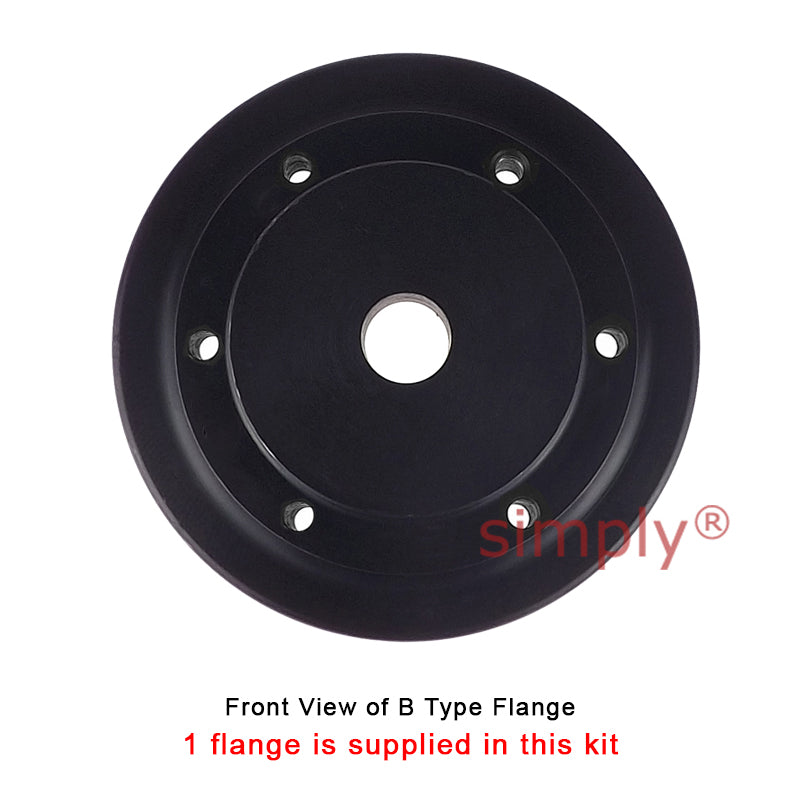 Major Branded F110H/F110B Outer Facing Taper Bore/Pilot Bored Tyre Drive Coupling Assembly with Fire Resistant Antistatic (F.R.A.S) Tyre