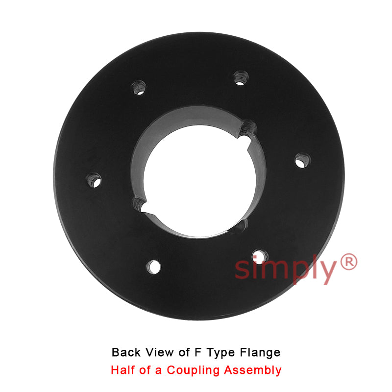 Major Branded F80F-MB Drive Coupling Inner Tapered Locking Bush Type Max Bush Bore 60mm / 2-1/2 inch