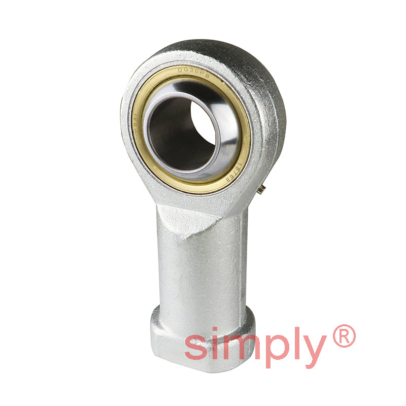 Durbal BEFN20-20-501 Maintenance Required Right Hand Metric Steel Female Rod End M20x1.5 Thread