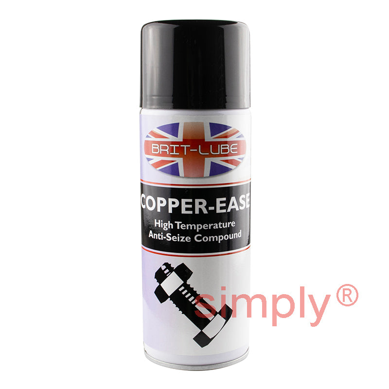 Brit-Lube Copper Ease Resistant to Hot and Cold Water Aerosol Spray 400ml