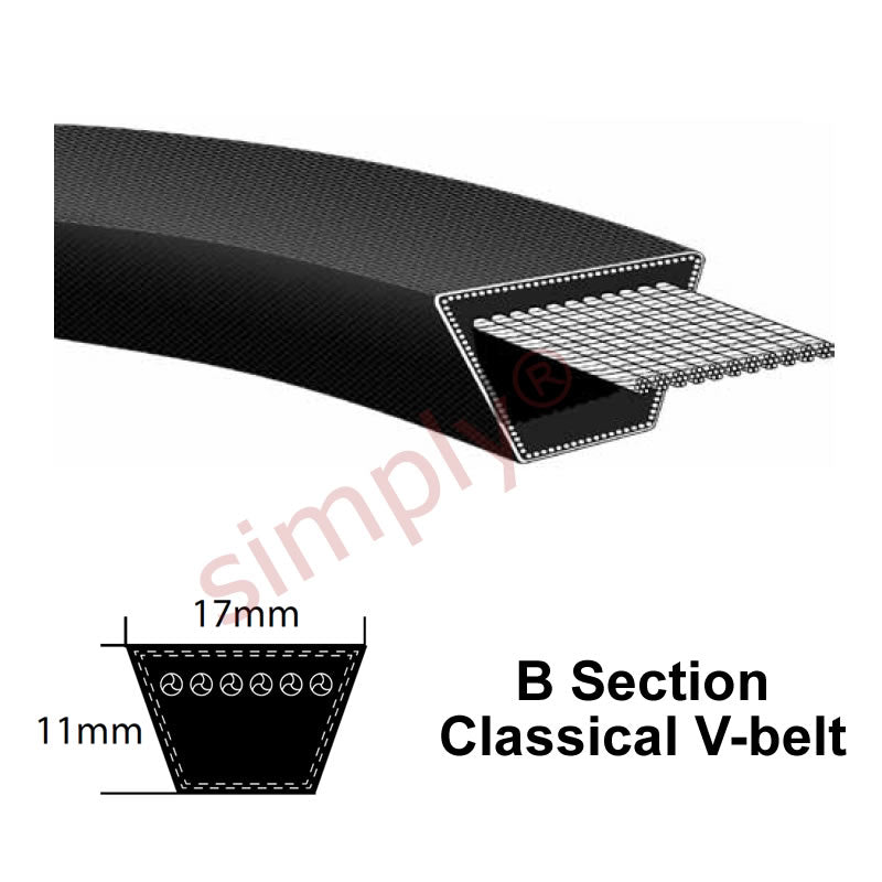 B65 Pix Classical B-Section Muscle V-Belt