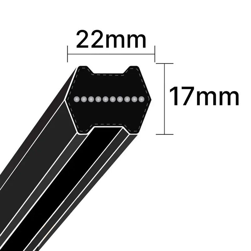 CC90 Pix Hexagon Section Double Sided V-Belt