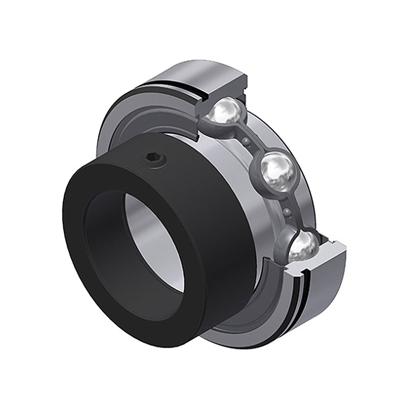 SNR CES204-12 Imperial Flatback Grooved Parallel Outer Bearing Insert 3/4 inch Bore 47mm Outside Diameter with Eccentric Collar - Allow 2-3 Days