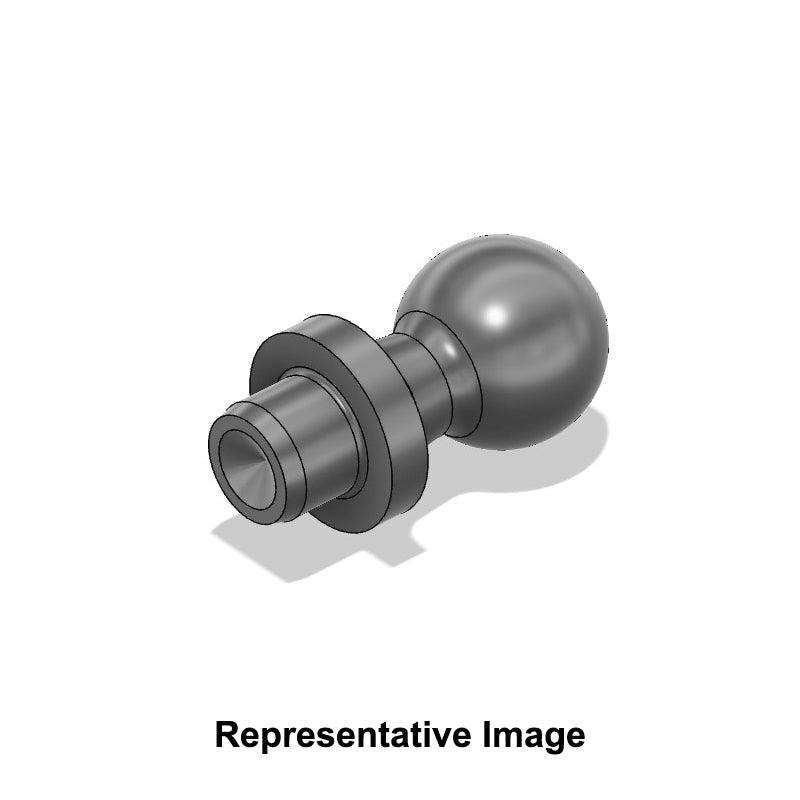 Chiavette B13x10 Steel Ball Stud Unthreaded 13mm Ball Diameter 10mm Length - Allow 2-3 Days
