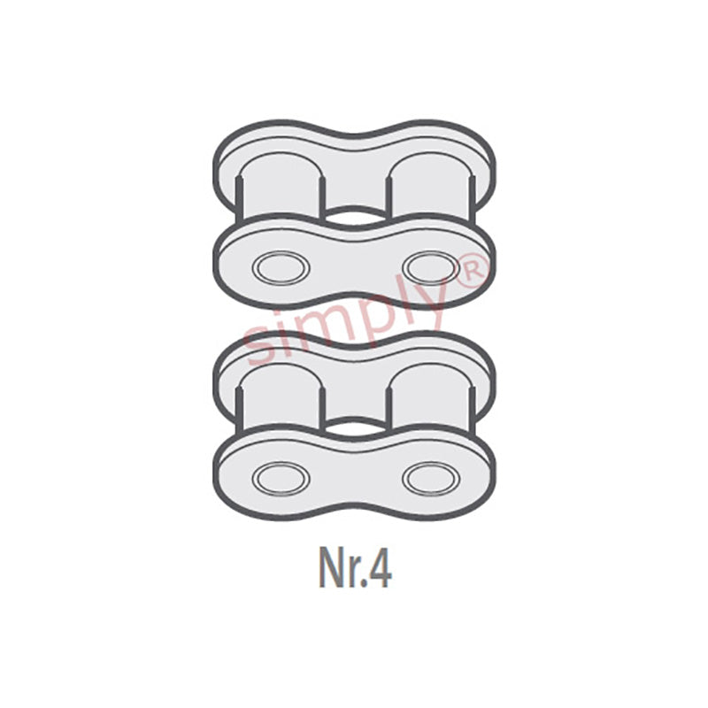 Renold SD 24B-2-NO4 BS Duplex Chain Inner Link 1-1/2 inch Pitch