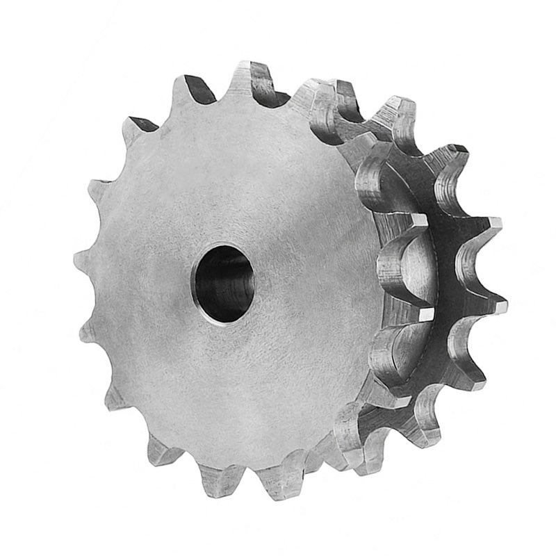 15 Tooth 10B Pilot Bore Double Simplex Sprocket for 5/8 inch Pitch Chain