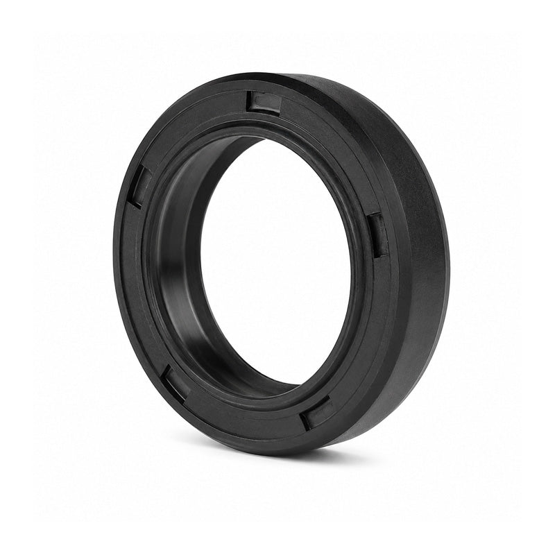 1.25x1.87x0.43 inch Nitrile Rubber Double Lip Rotary Shaft Oil Seal with Garter Spring R23 / TC Style