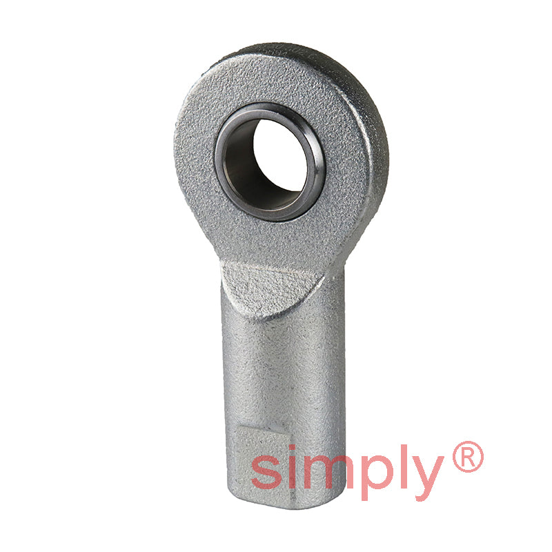 Durbal EF06-20-501 Maintenance Free Right Hand Metric Steel / PTFE Lined Female Rod End M6 Thread