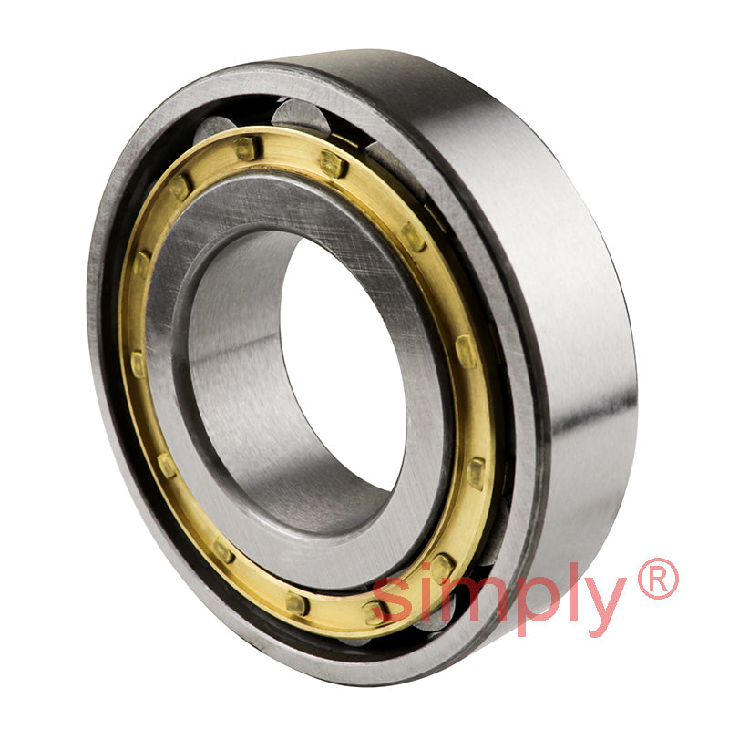 N322EMC3 Single Row Cylindrical Bearing Brass Cage Extra Load 110x240x50mm