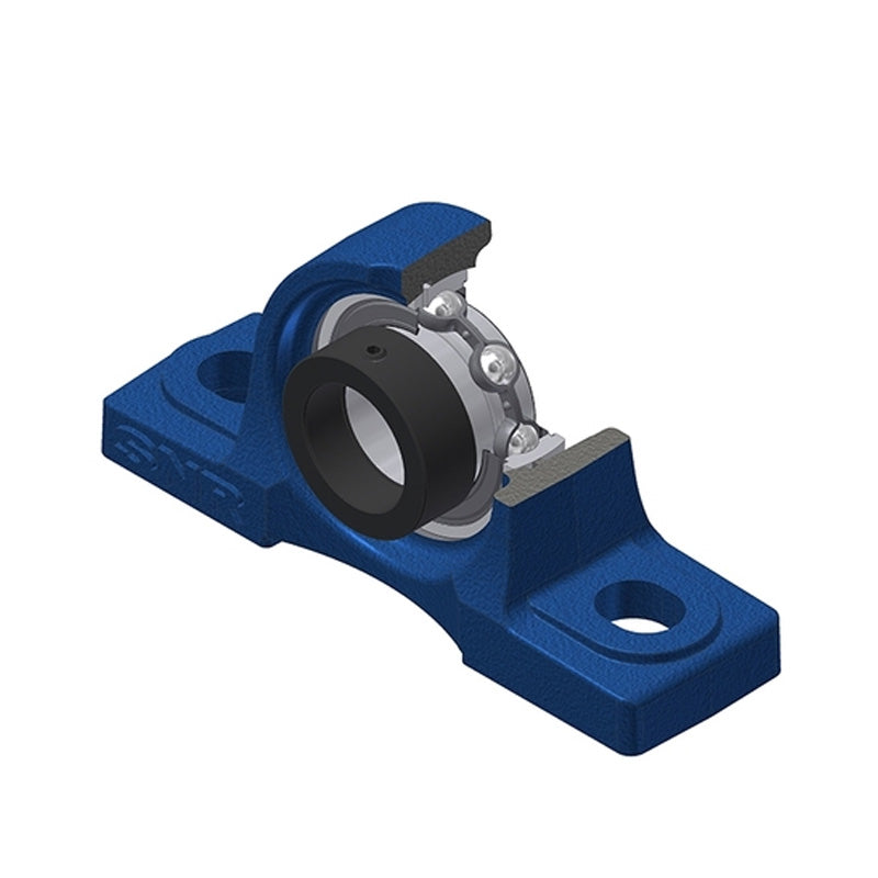 SNR ESP210 Metric Cast Iron Two Bolt Pillow / Plummer Block Housing with 50mm Eccentric Collar Insert - Allow 2-3 Days