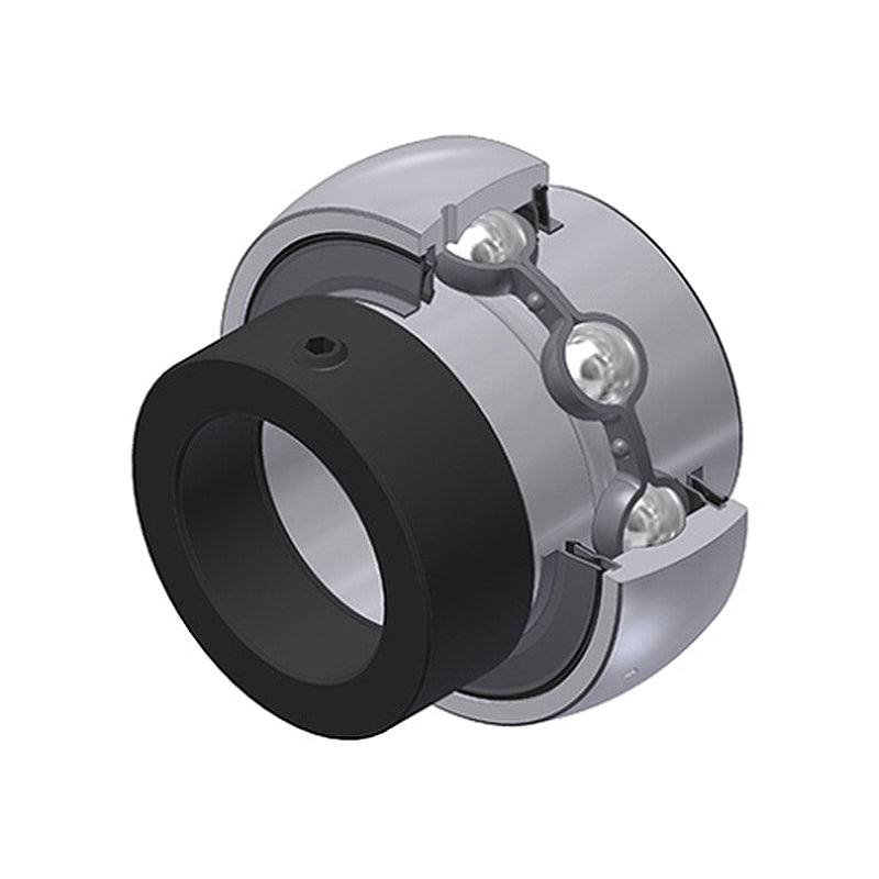 SNR EX205-16G2L4 Imperial Full Width Spherical Outer Bearing Insert 1 inch Bore 52mm Outside Diameter with Eccentric Collar and Multi Lip Seals - Allow 2-3 Days