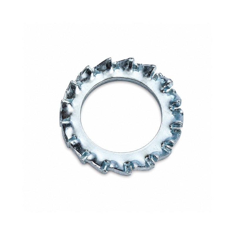 Unifix M10x18x0.9mm External Serrated Washer DIN 6798A with Bright Zinc Plated Finish