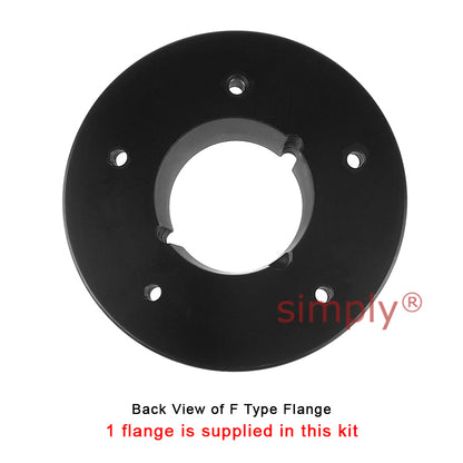 Major Brand F70H/F70F Inner/Outer Facing Taper Bores Type Tyre Drive Coupling Assembly with Fire Resistant Antistatic (F.R.A.S) Tyre