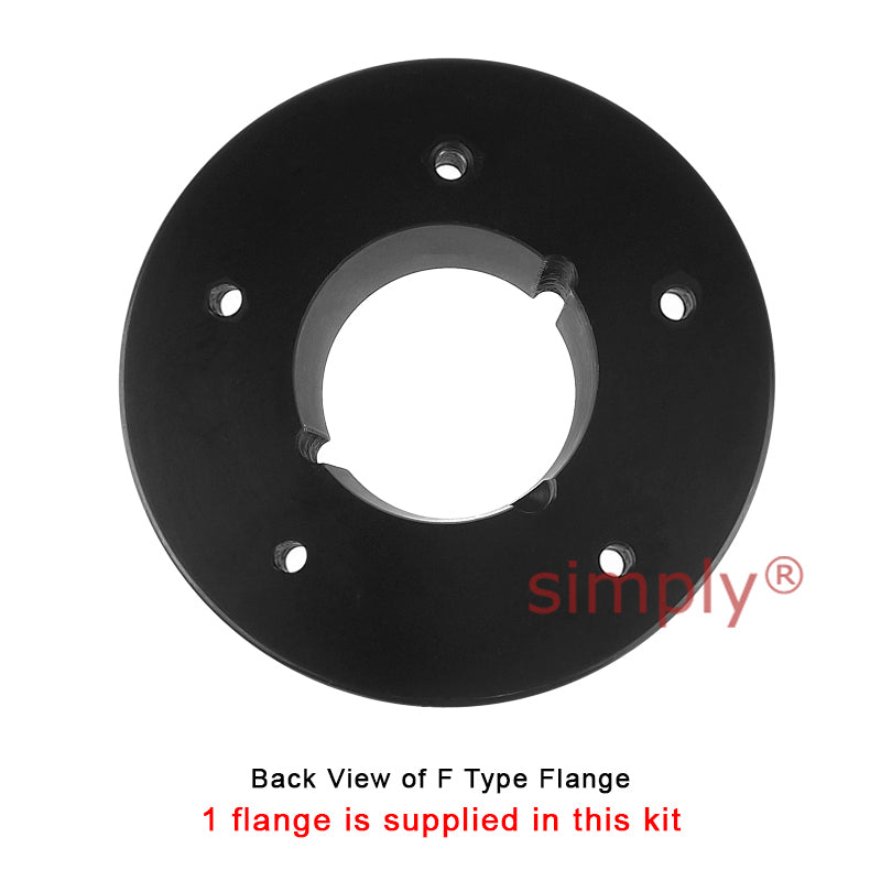 Major Brand F70H/F70F Inner/Outer Facing Taper Bores Type Tyre Drive Coupling Assembly with Natural Rubber Tyre