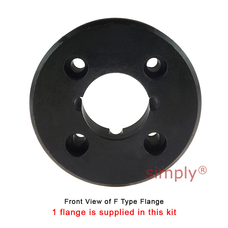 Major Brand F40H/F40F Inner/Outer Facing Taper Bores Type Tyre Drive Coupling Assembly with Fire Resistant Antistatic (F.R.A.S) Tyre
