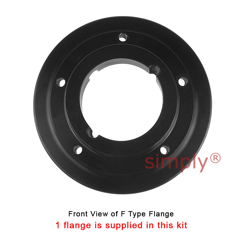 Major Brand F70H/F70F Inner/Outer Facing Taper Bores Type Tyre Drive Coupling Assembly with Fire Resistant Antistatic (F.R.A.S) Tyre