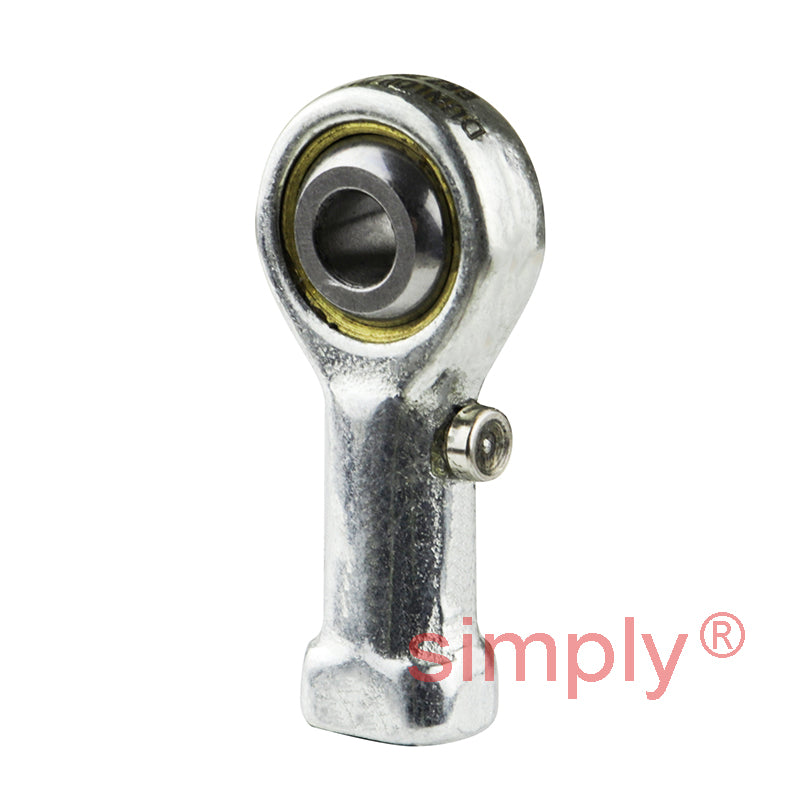 Dunlop FB-03 Right Hand Imperial Steel / Bronze Lined Maintenance Required Plain Female Rod End 3/16 UNF Thread - Allow 7-10 Days