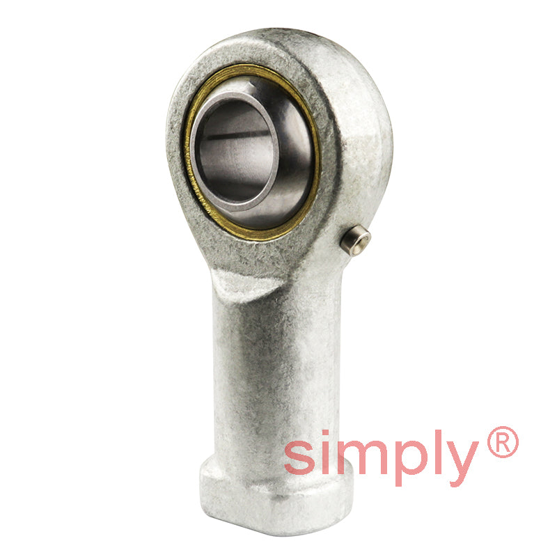 Dunlop FBL-16CG Left Hand Metric Steel / Bronze Lined Maintenance Required Plain Female Rod End M16x1.5 Thread - Allow 7-10 Days