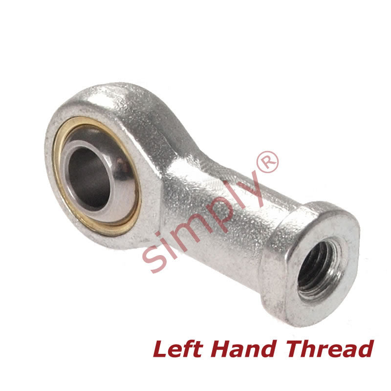 Dunlop FBL-M14 Left Hand Metric Steel / Bronze Lined Maintenance Required Plain Female Rod End M14x2 Thread - Allow 7-10 Days