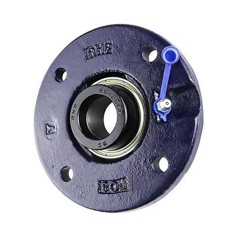 RHP FC1.1/4EC-RHP Four Bolt Round Cast Iron Flanged Bearing Unit and 1-1/4 inch Insert