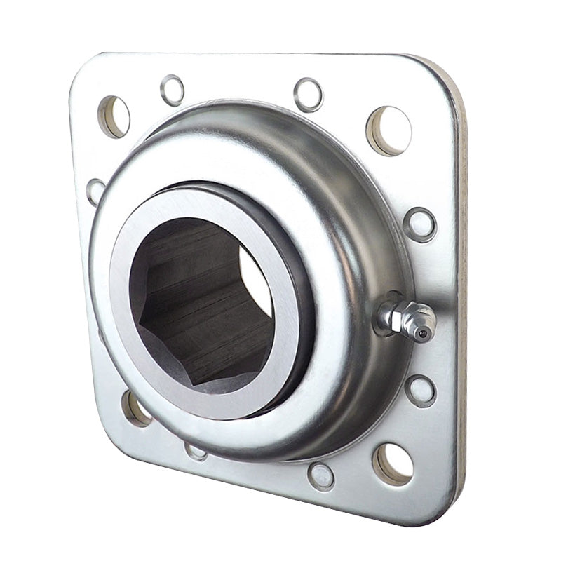 Major Branded FD211134HX Seedbed Finisher Hex Bore Relubricatable Flanged Disc with Bolt Holes 1.78x5.5x2.1875 inch