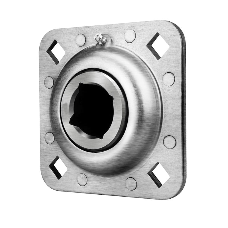 Major Branded FD211112SQ Seedbed Finisher Square Bore Relubricatable Flanged Disc with Bolt Slots 1.531x5.5x2 inch