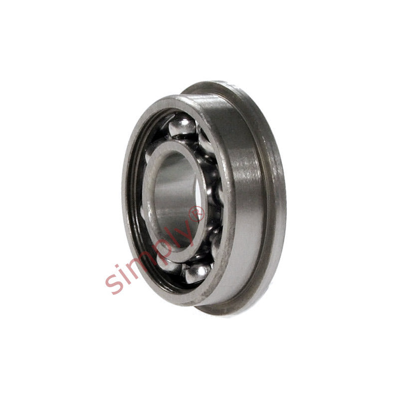 SMF117 Budget Stainless Steel Open Flanged Deep Groove Ball Bearing 7x11x2.5mm