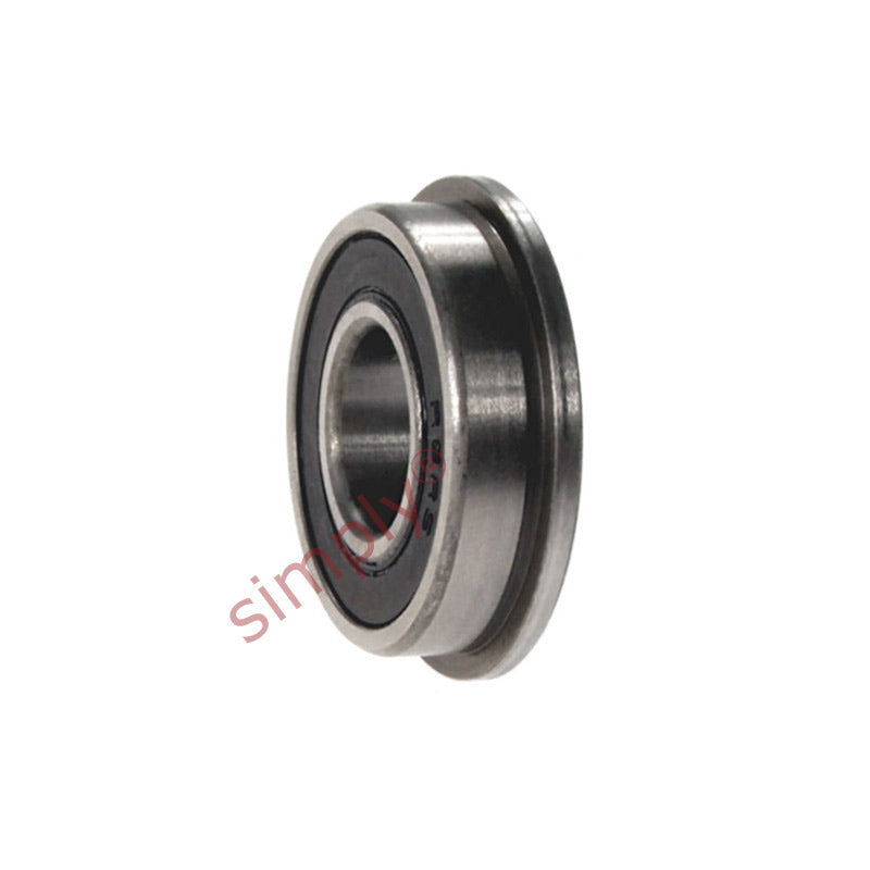 F6062RS Budget Rubber Sealed Flanged Deep Groove Ball Bearing 6x17x6mm