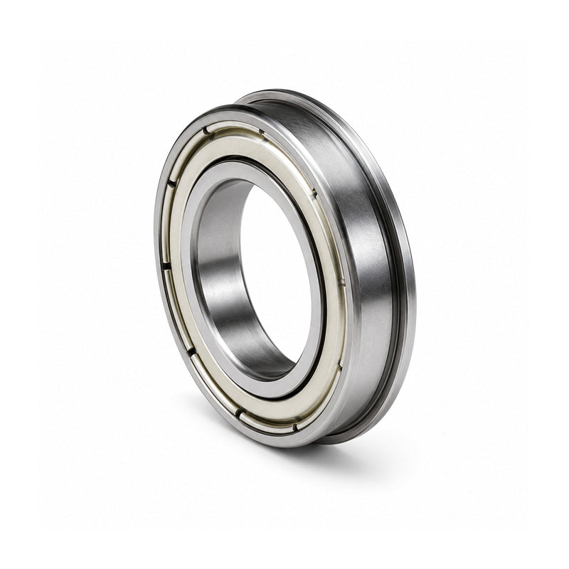 SF6704ZZ Budget Metal Shielded Stainless Steel Flanged Thin Section Deep Groove Ball Bearing 20x27x4mm