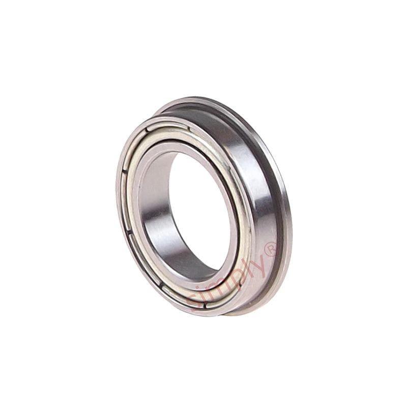 F6904ZZ Budget Metal Shielded Flanged Thin Section Deep Groove Ball Bearing 20x37x9mm